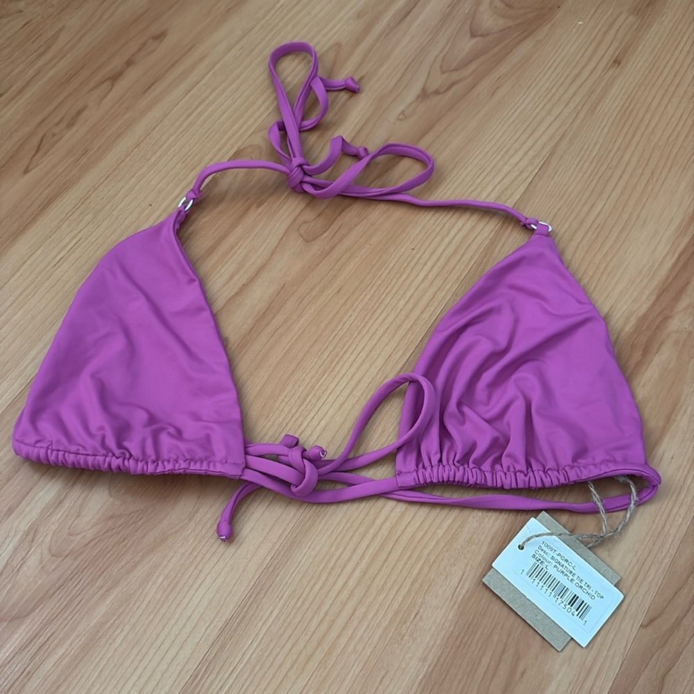 Toast swim tie tri top - purple orchid